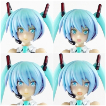 コトブキヤ フレームミュージック・ガール ハンドスケール 初音ミク 完成