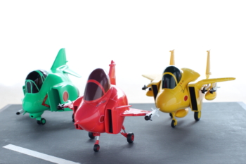 たまごひこーき ガーリー・エアフォース グリペン イーグル ファントム 完成