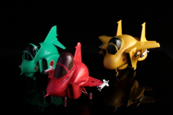 たまごひこーき ガーリー・エアフォース グリペン イーグル ファントム 完成