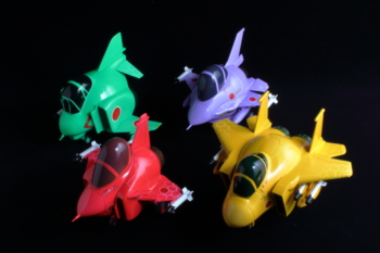 たまごひこーき ガーリー・エアフォース グリペン イーグル ファントム バイパーゼロ 完成